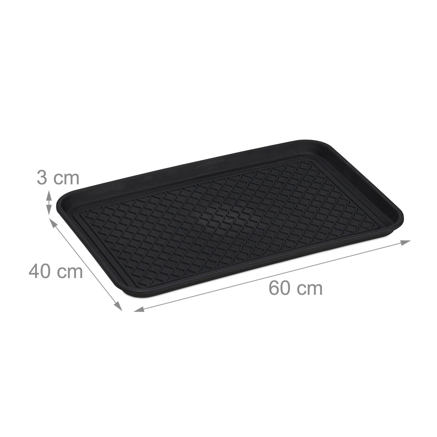 Large shoe tray for 3 pairs