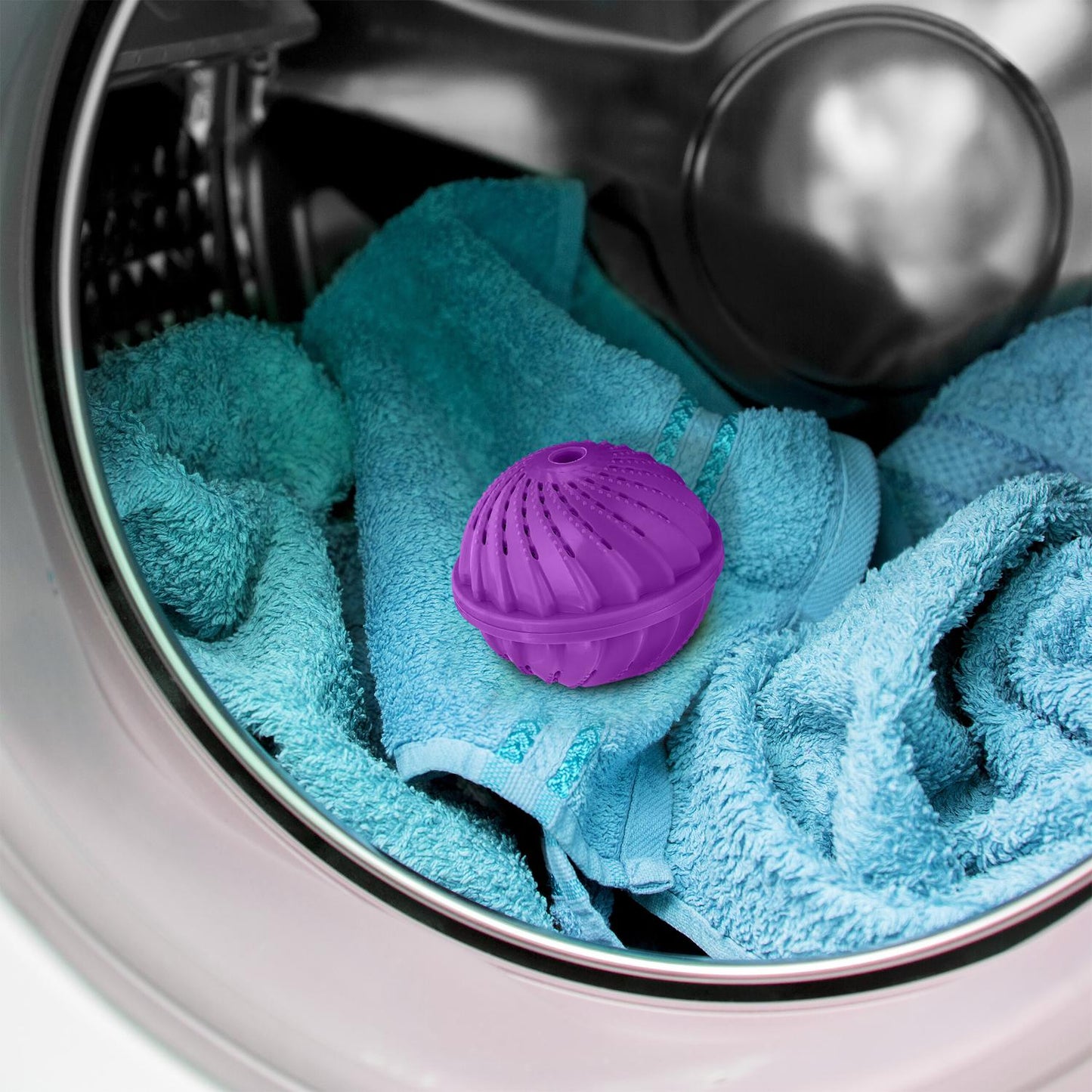 Laundry Balls, Purple, Set of 4 – Eco-Friendly, 1000 Washes