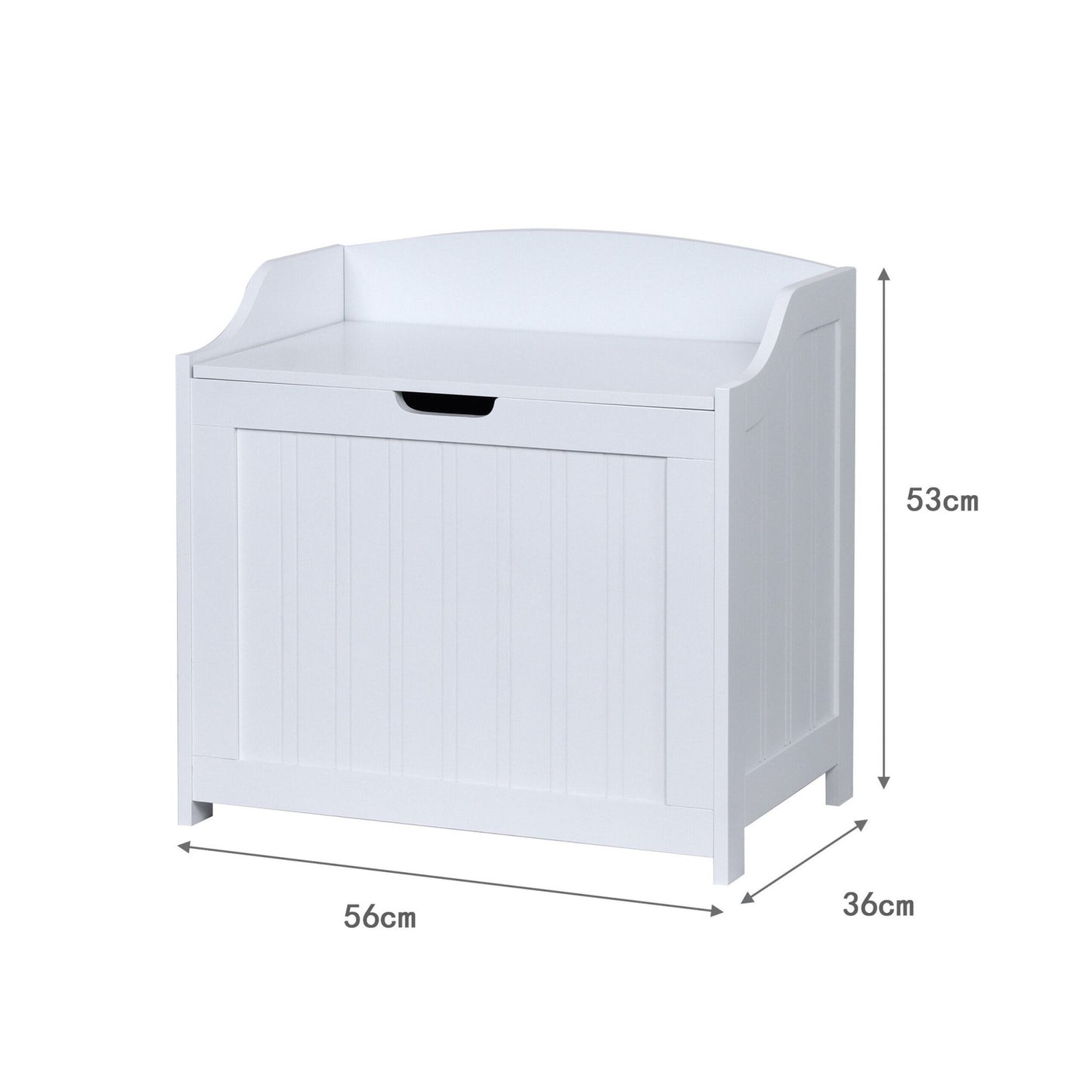 Laundry Box with Soft-Close Lid – MDF Storage Chest