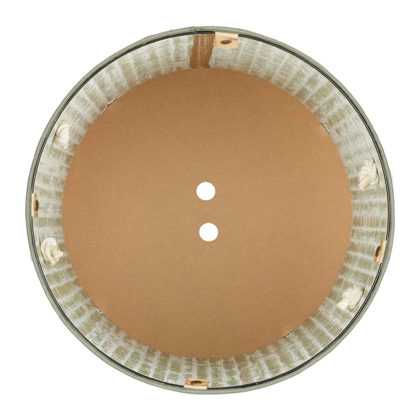 Laundry basket bamboo round
