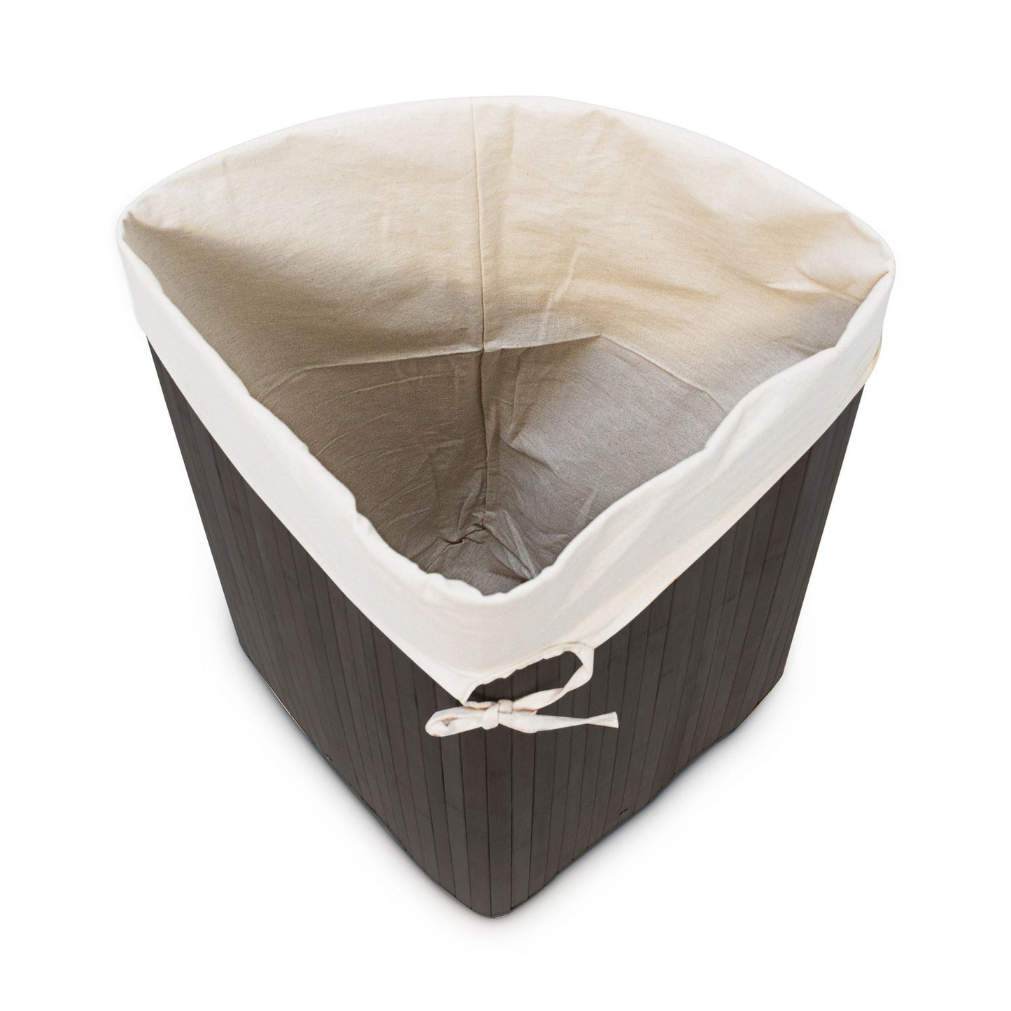 Laundry basket corner bamboo