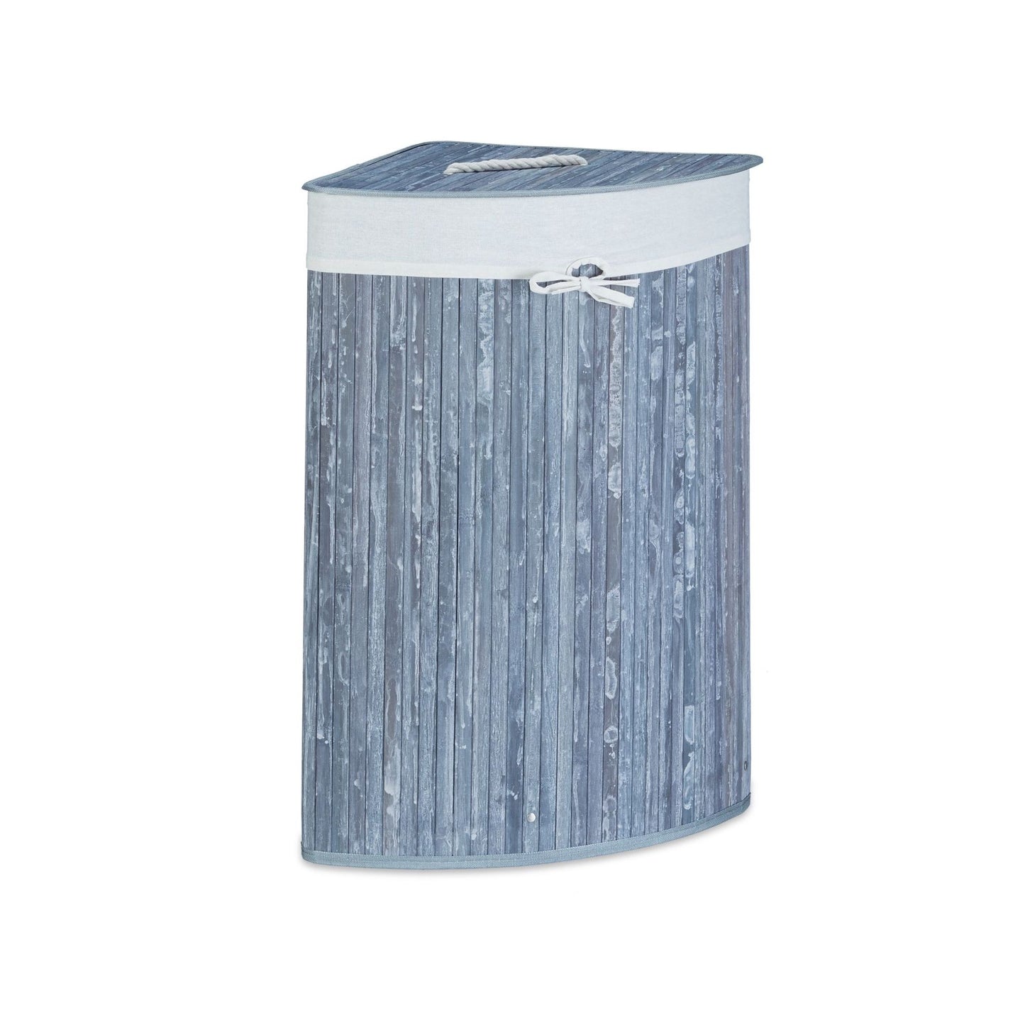 Laundry basket corner bamboo