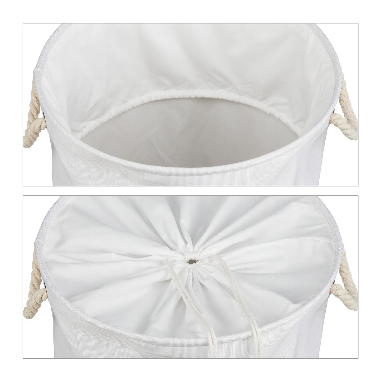 Laundry basket fabric with star
