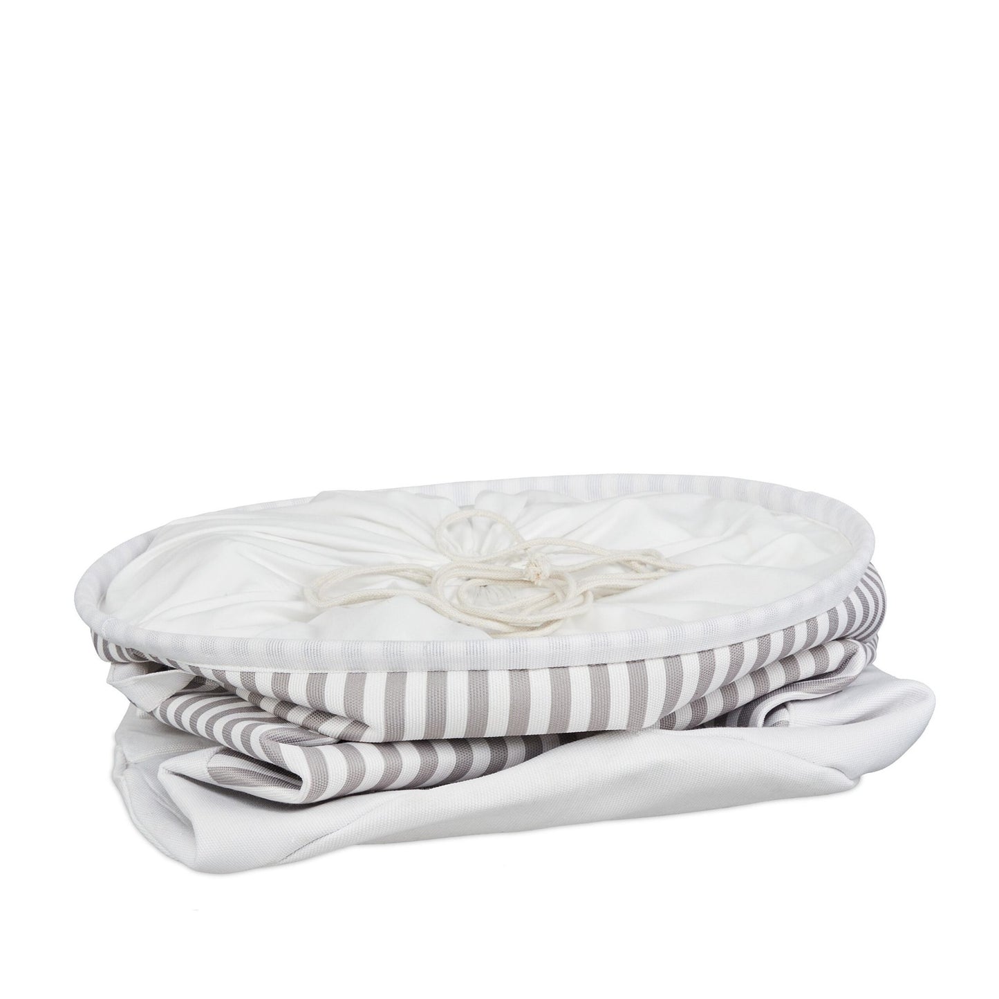 Laundry basket fabric with stripes