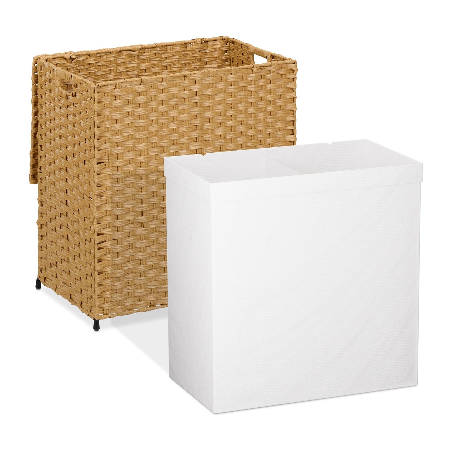 Laundry basket in rattan look 110 L