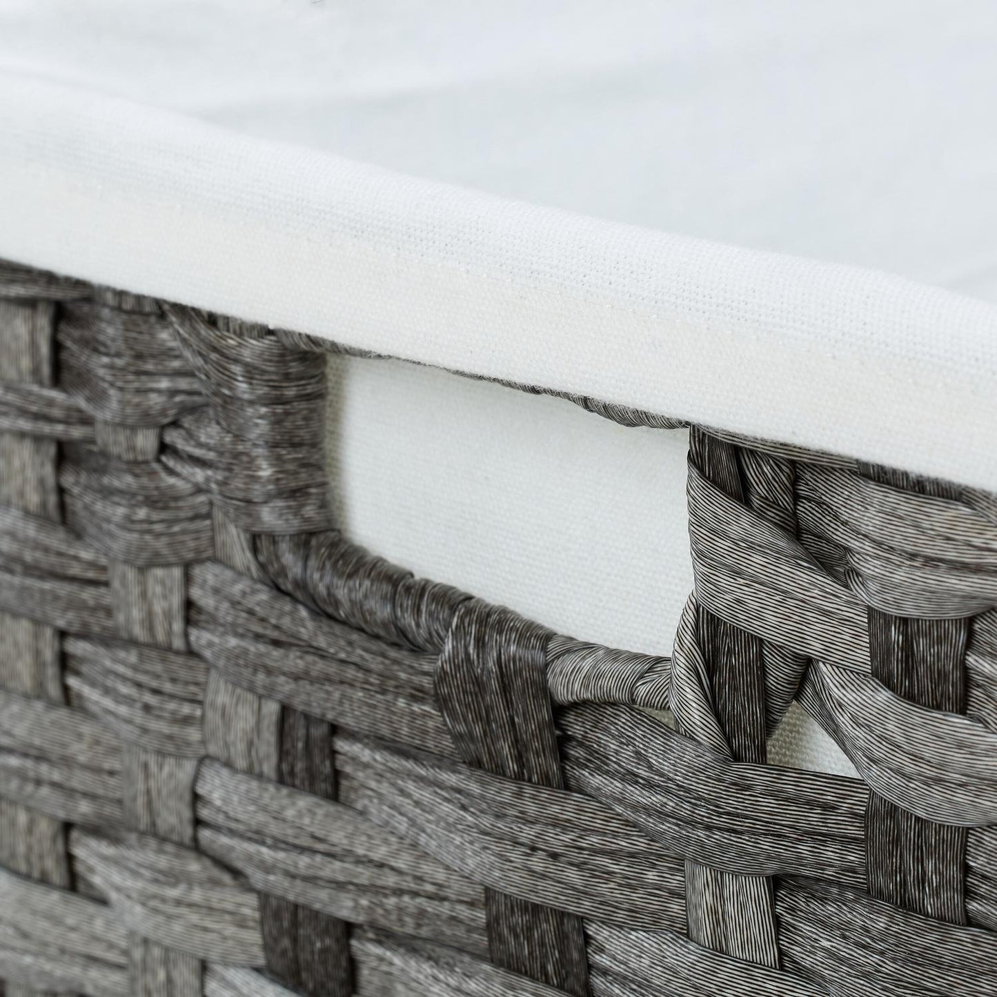 Laundry basket in rattan look 110 L