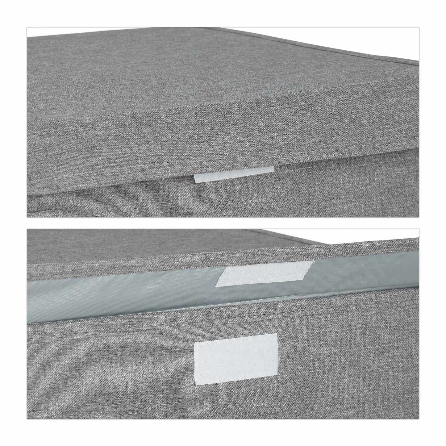 Laundry basket set of 2 collapsible