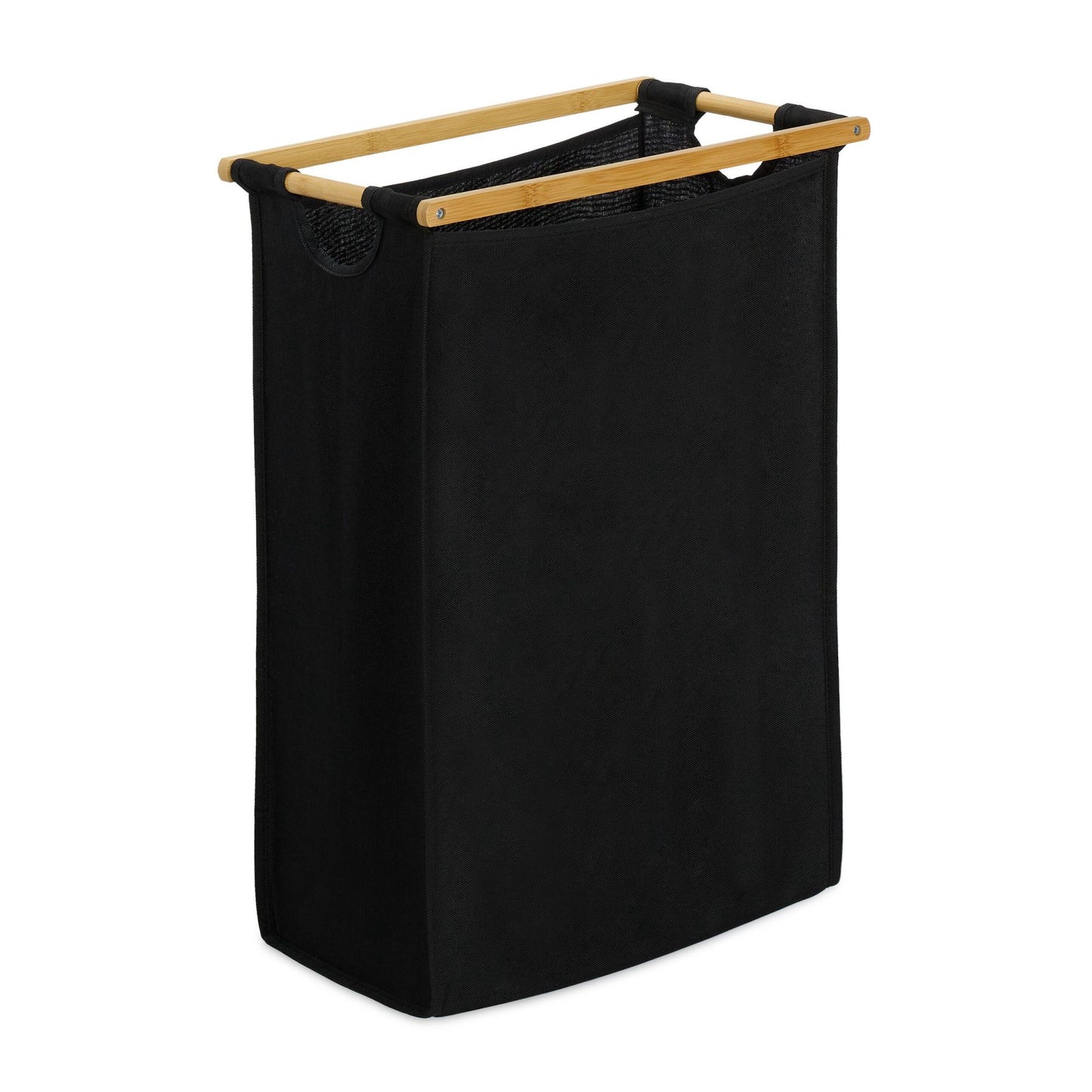 Laundry basket stand with 2 shelves