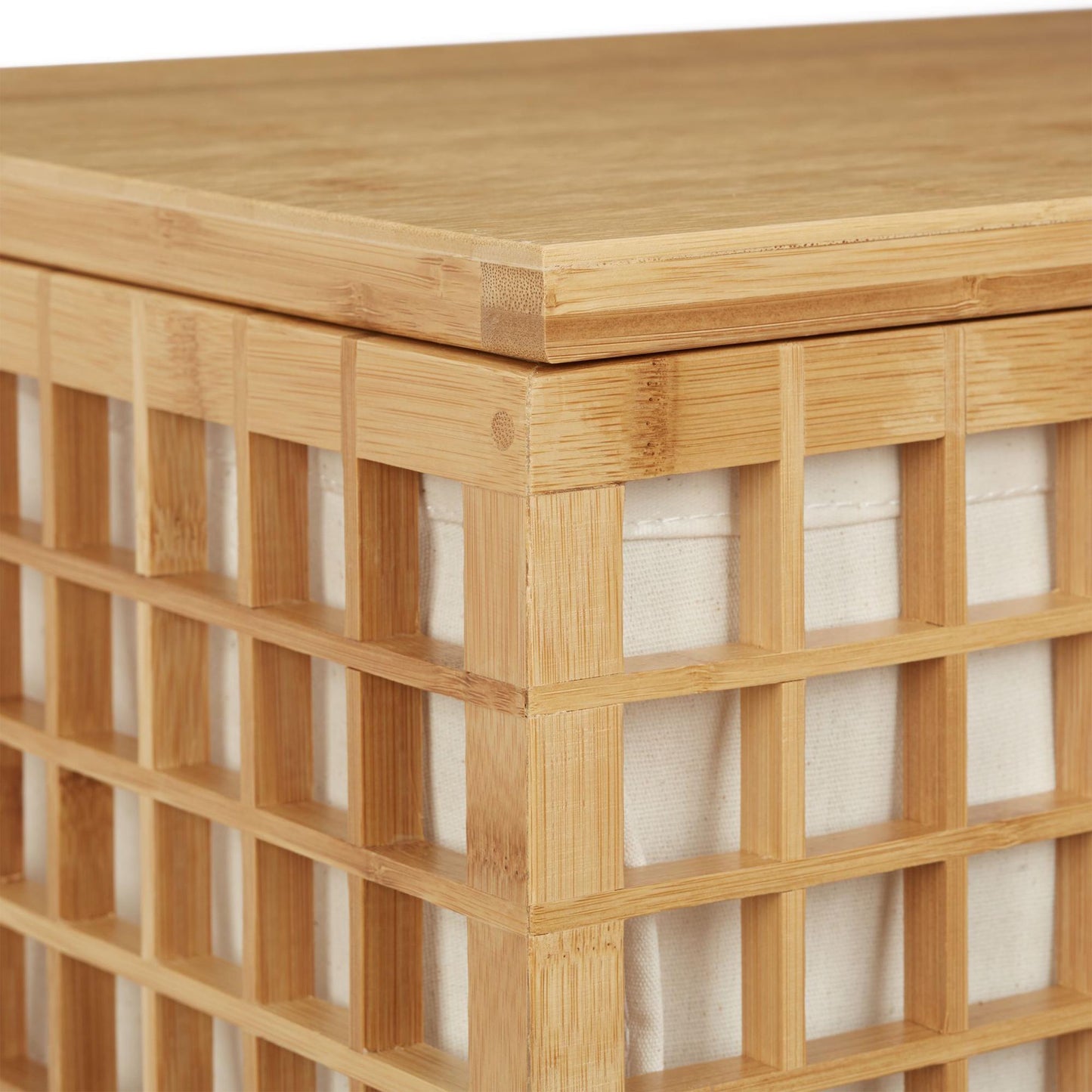 Laundry basket with 2 compartments