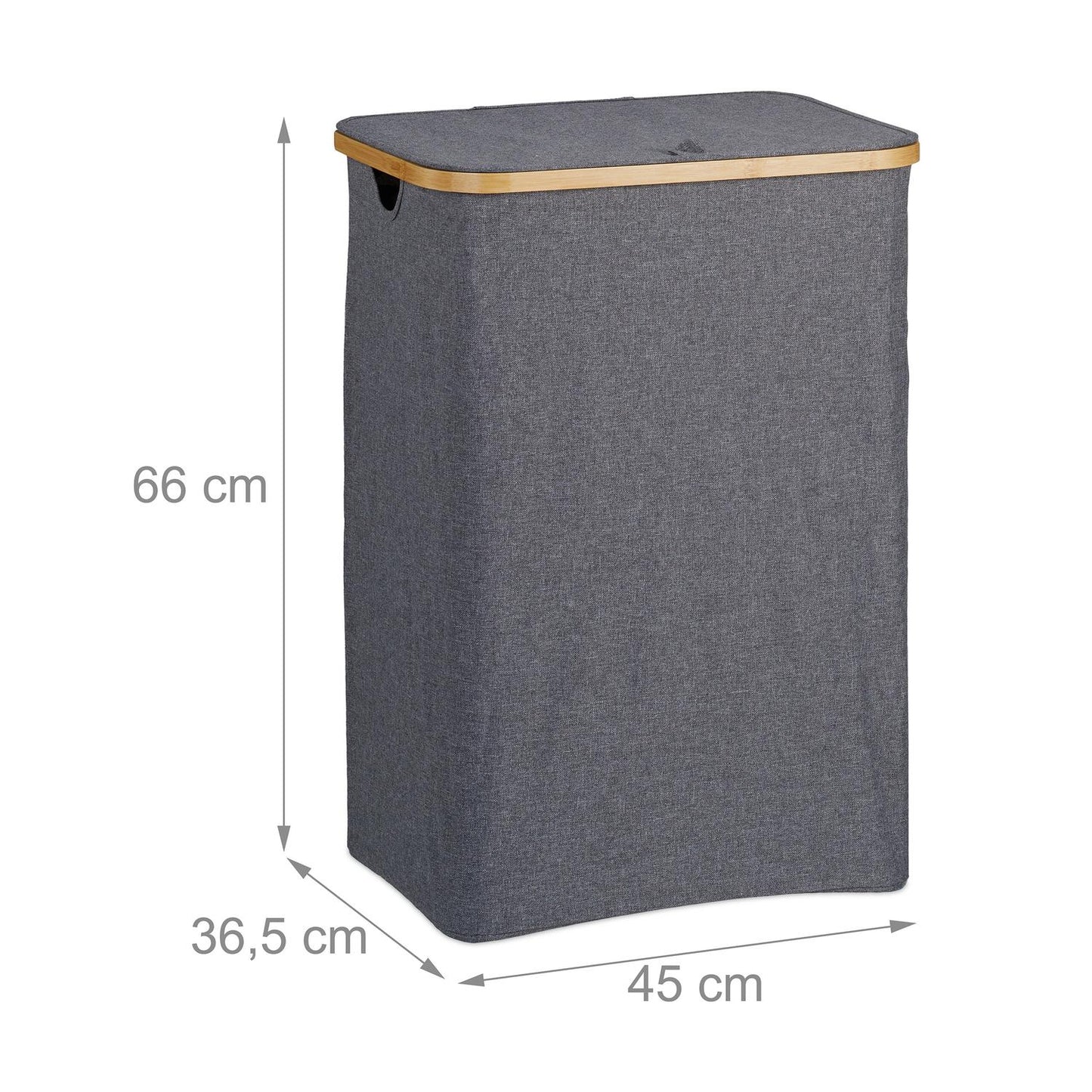 Laundry basket with lid 100 l
