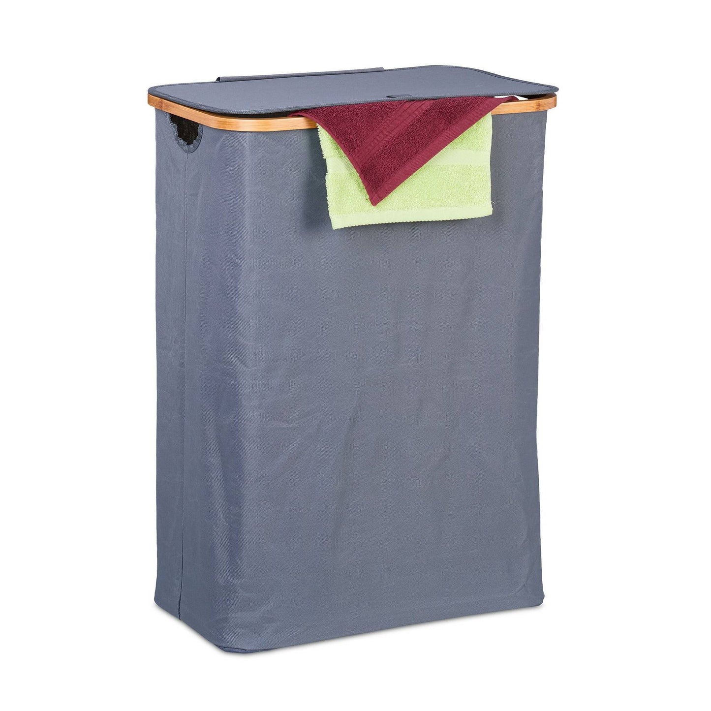 Laundry basket with lid 105 l
