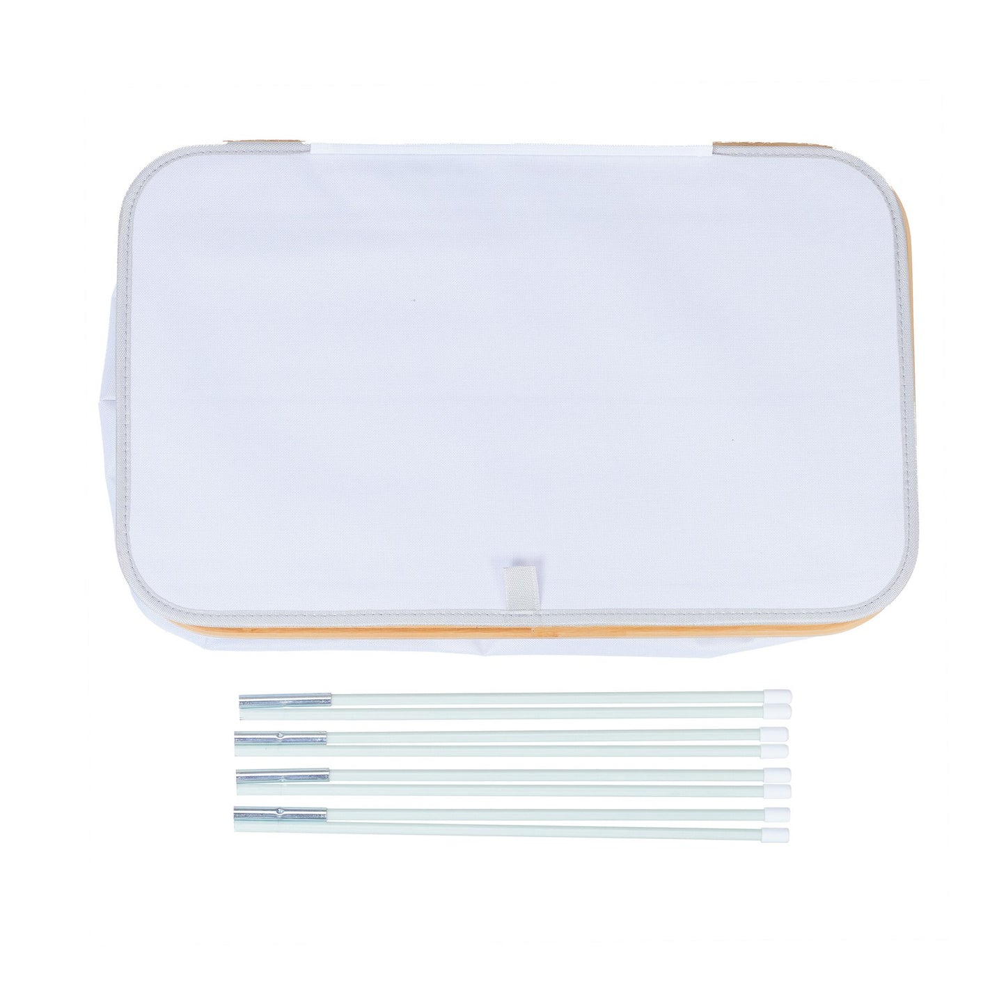 Laundry basket with lid 105 l