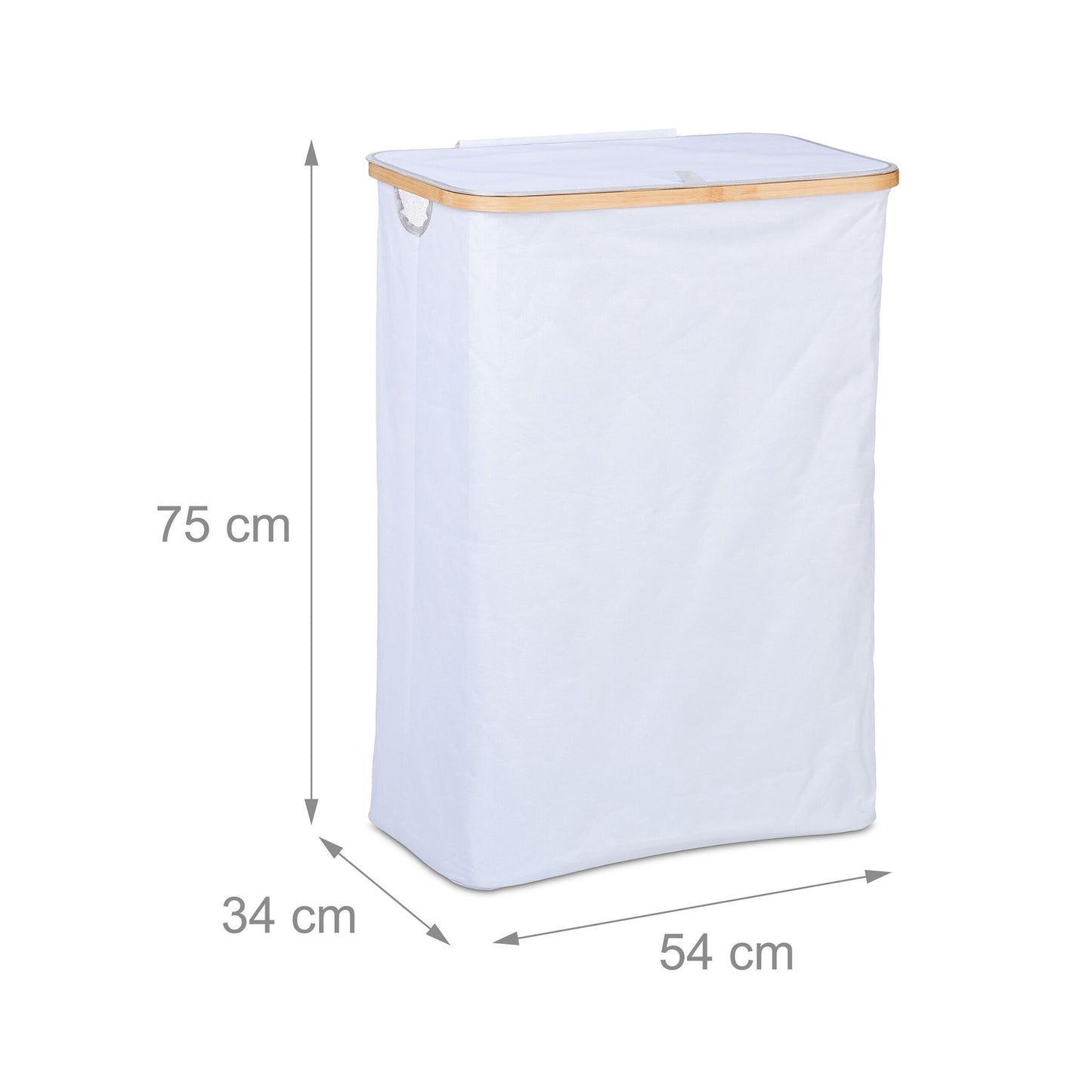 Laundry basket with lid 105 l
