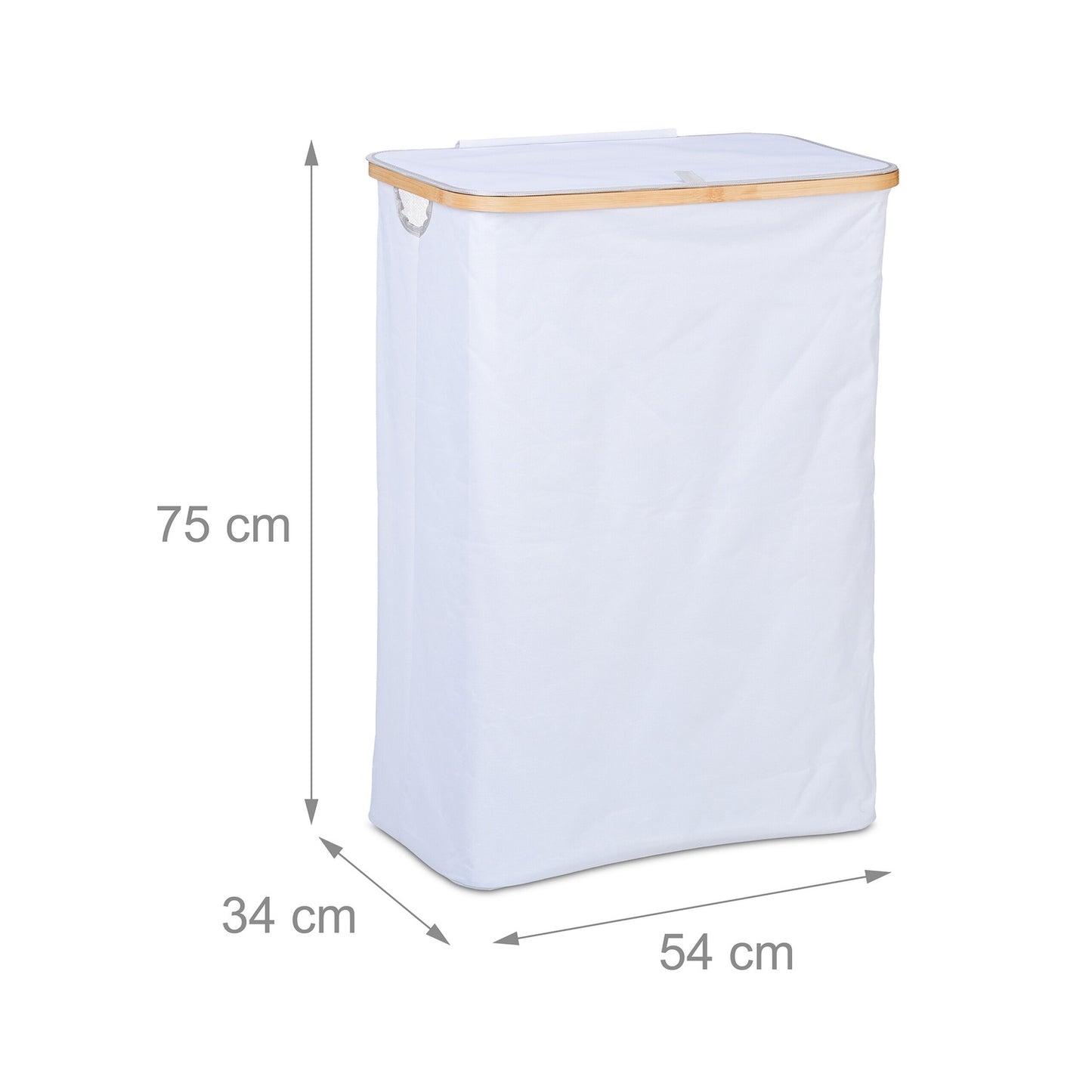 Laundry basket with lid 105 l