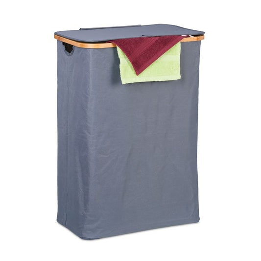 Laundry basket with lid 105 l