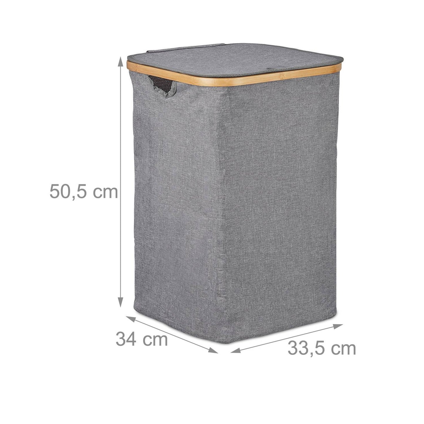 Laundry basket with lid square