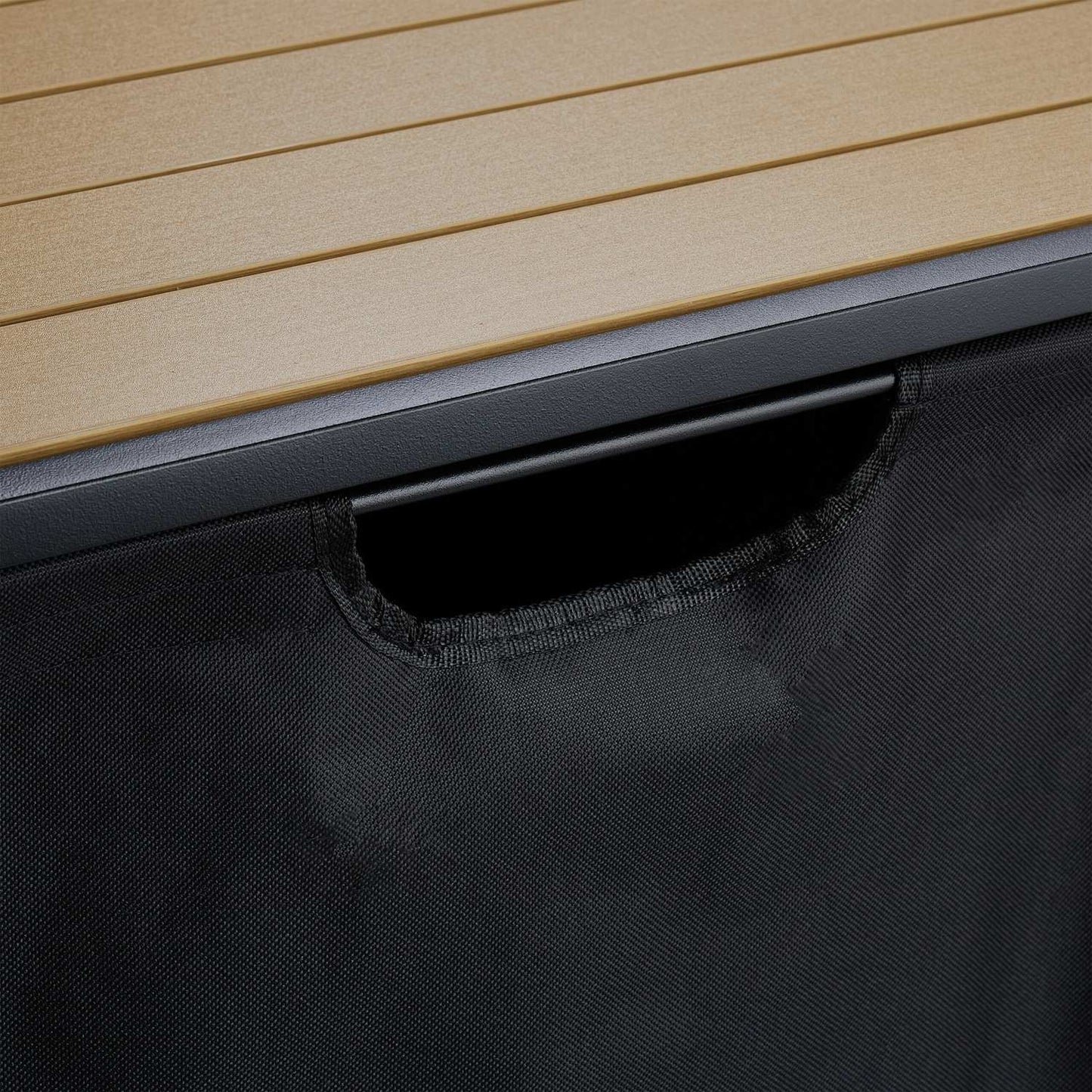 Laundry basket with shelf