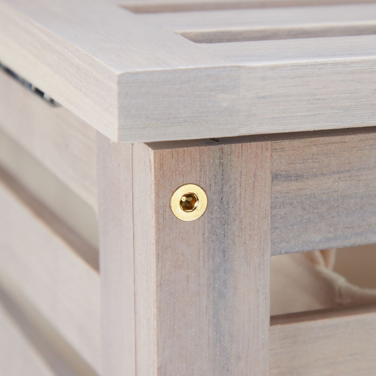 Laundry room Walnut White