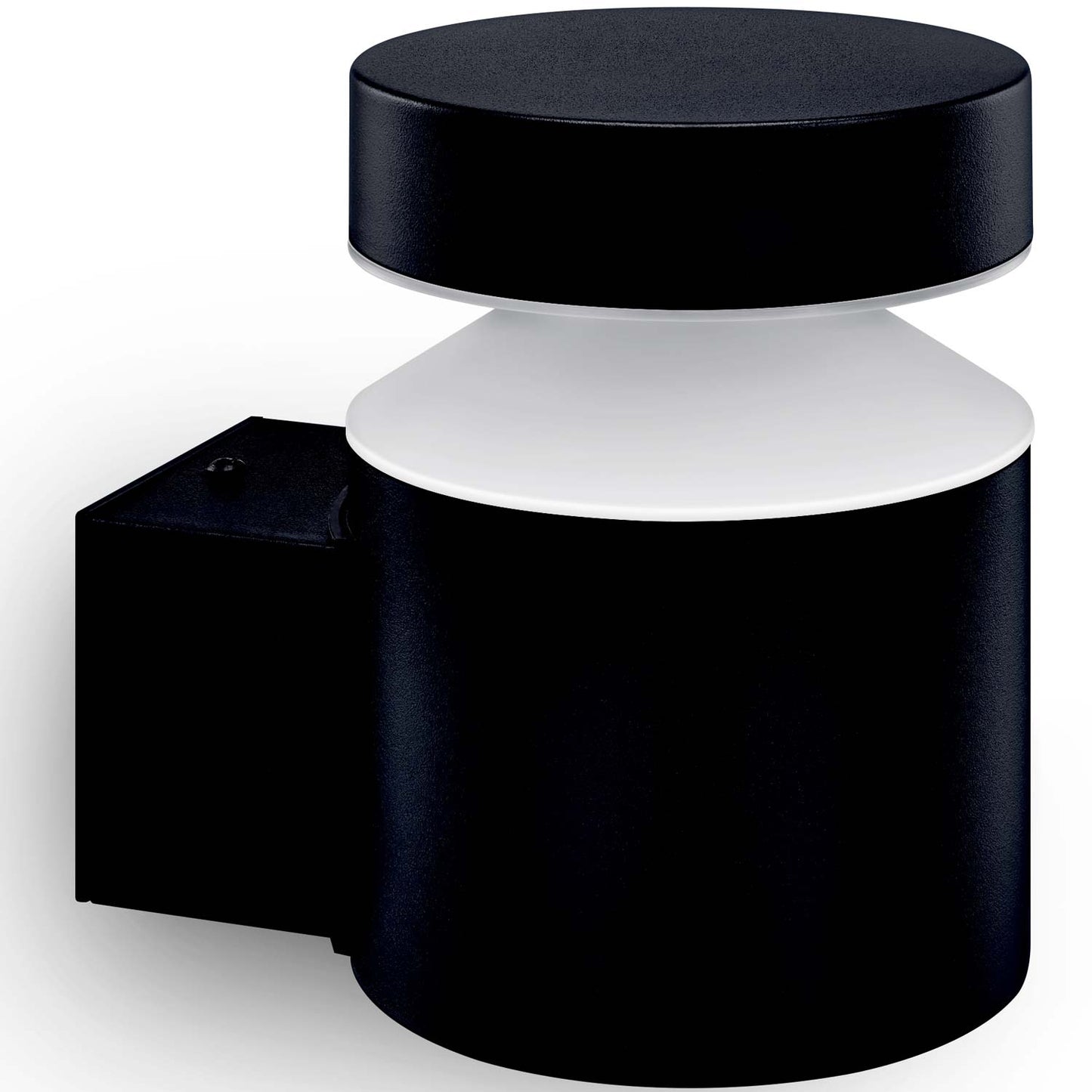 Laven LED wall lamp Up Stainless steel Black IP44 Warm 6W 600lm