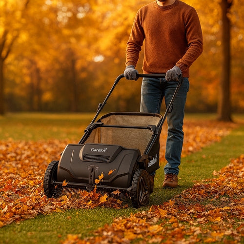 Leaf Collector with Adjustable Height and Bag