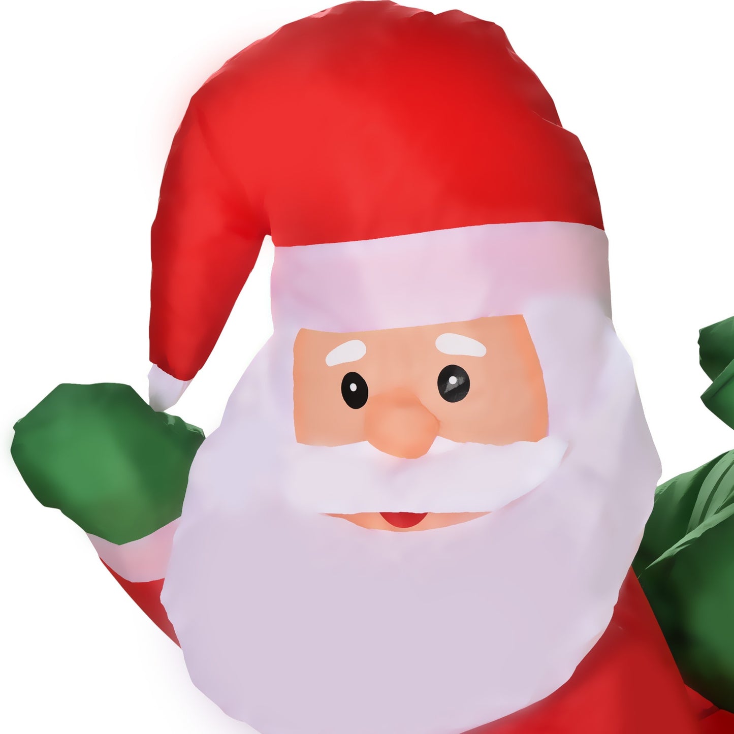 Inflatable LED Santa & Sleigh Christmas Decoration, IP44