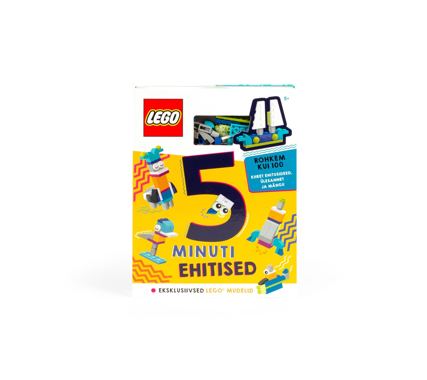 Lego Iconic Activity Book "5-Minute Builds"-(In Estonian Lang.)