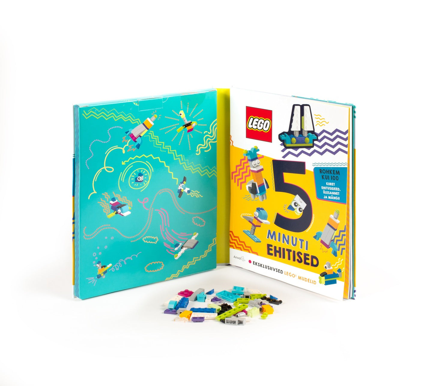 Lego Iconic Activity Book "5-Minute Builds"-(In Estonian Lang.)