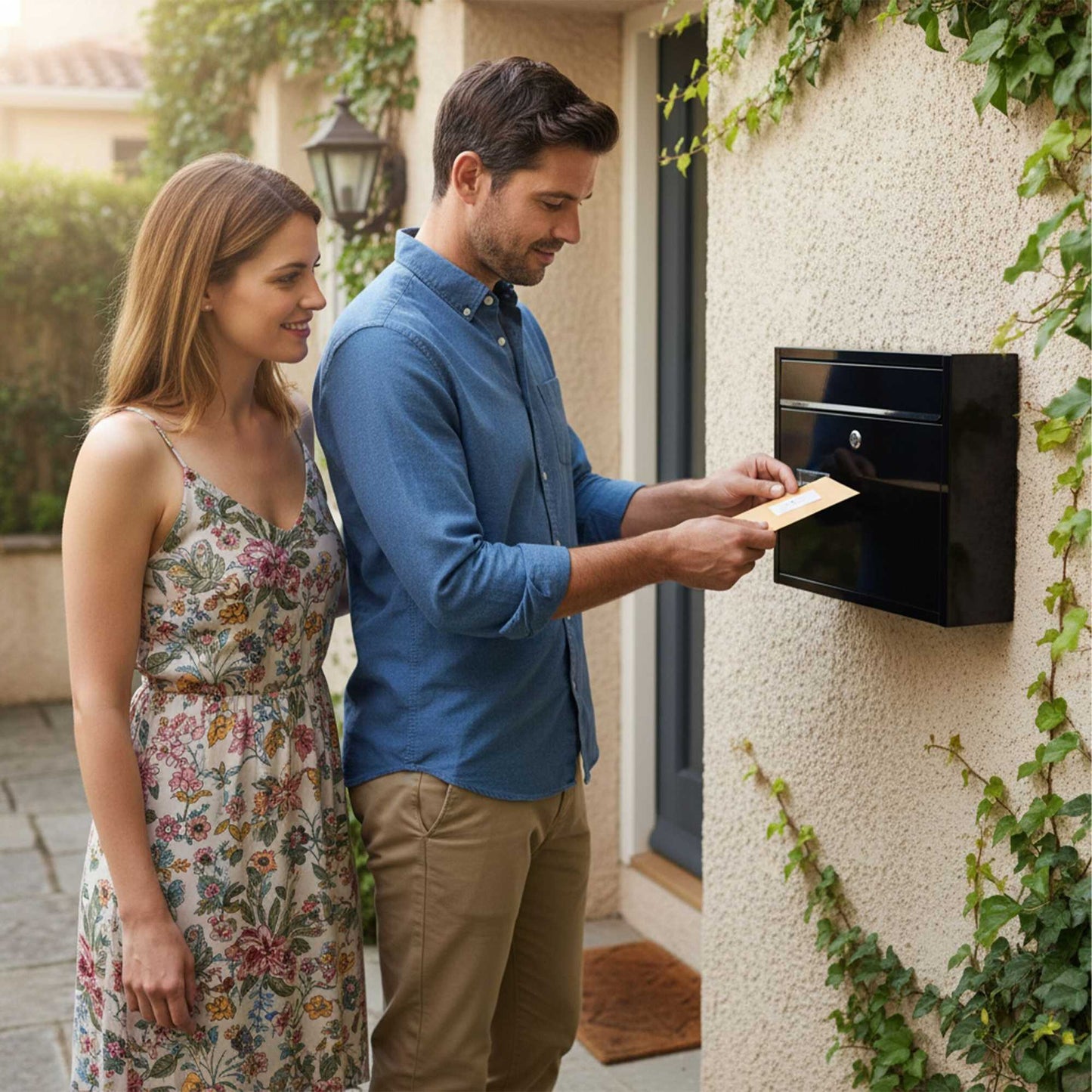 Letterbox, Wide Slot, Weatherproof Metal