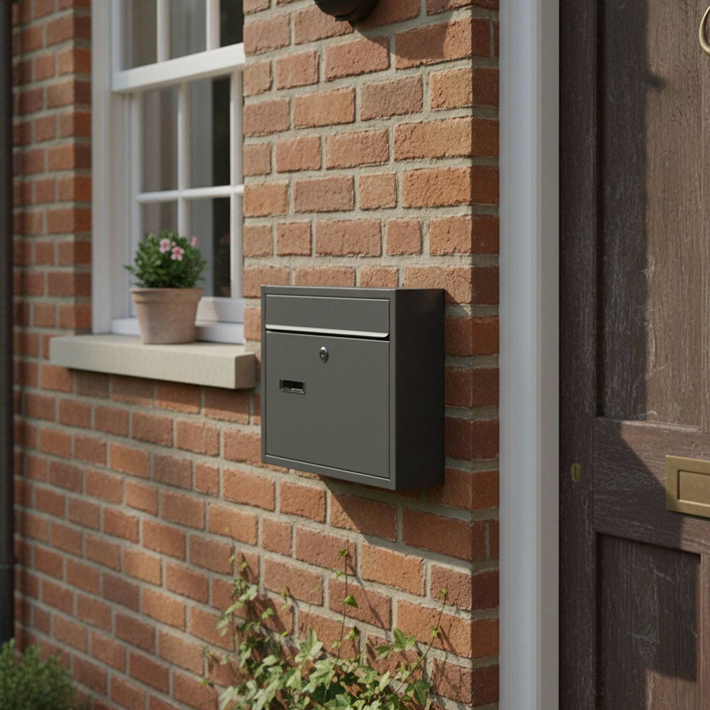 Letterbox, Wide Slot, Weatherproof Metal