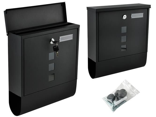 Letter box - black