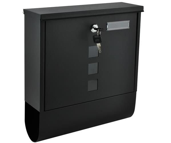 Letter box - black
