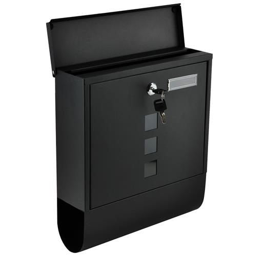 Letter box - black
