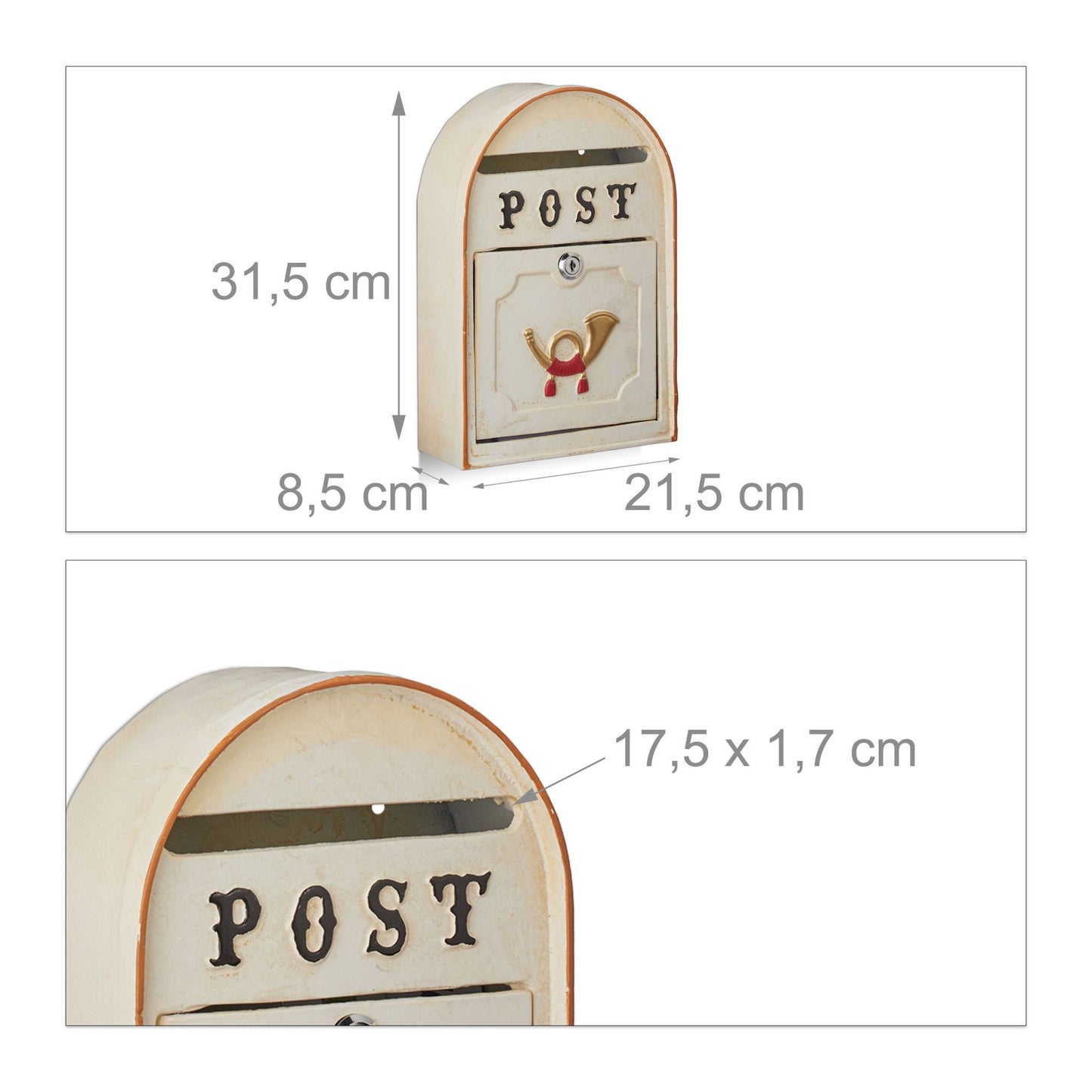 Letterbox in antique style