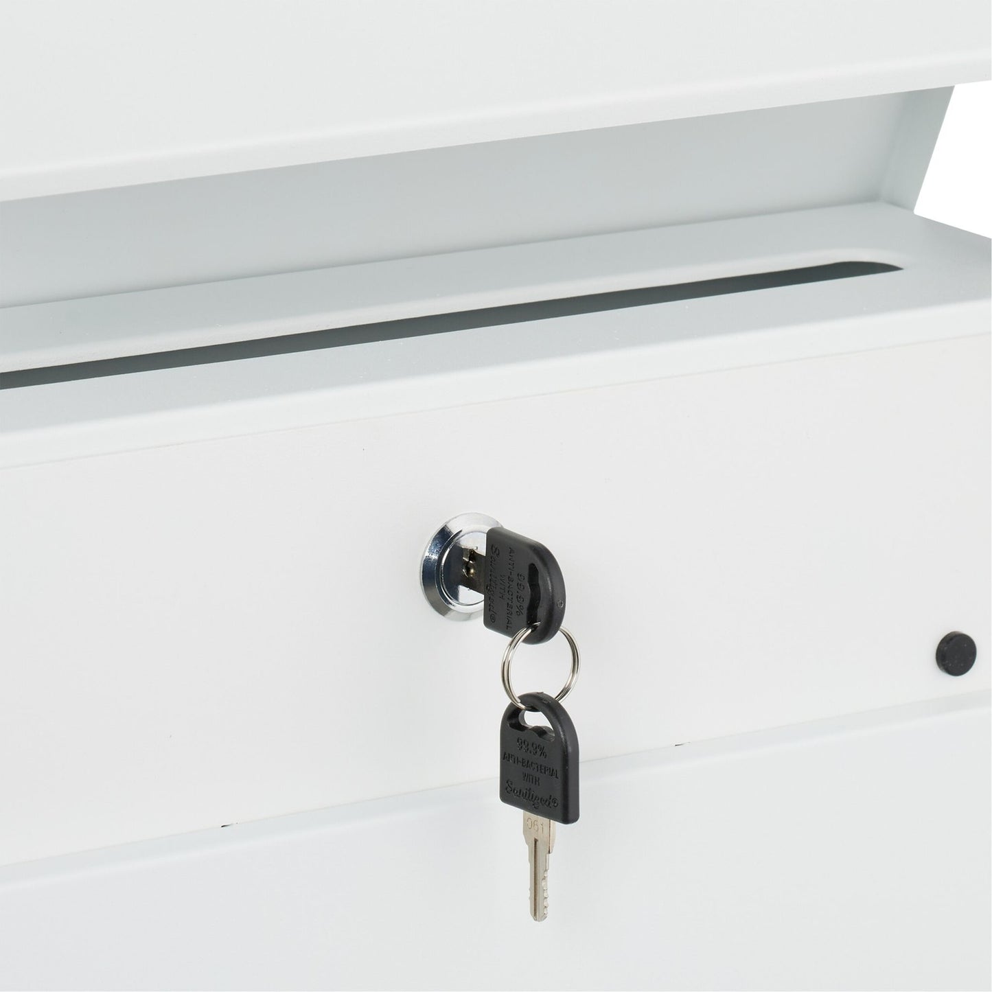 Letterbox with Newspaper Tube – Wall-Mounted, Iron