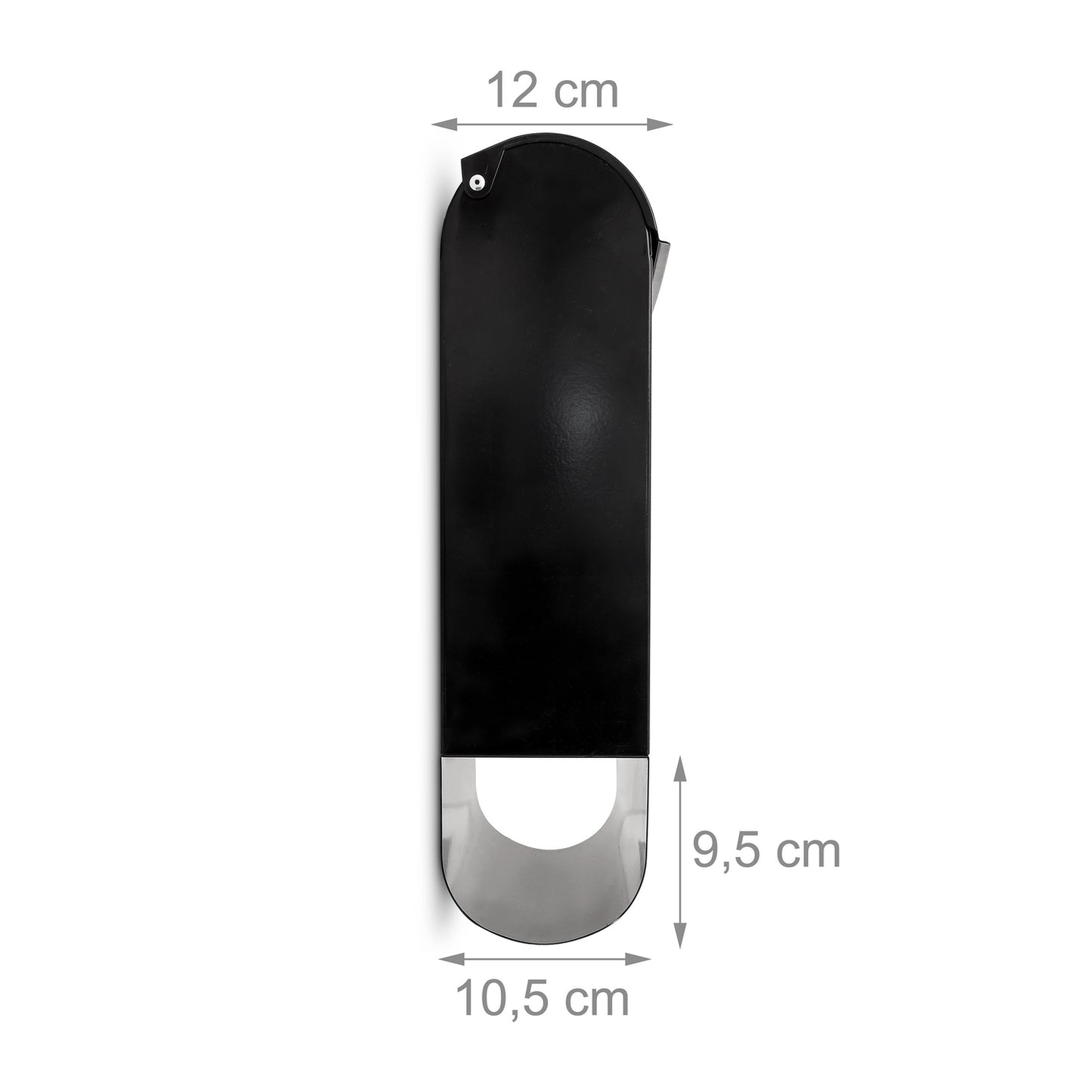 Letterbox with newspaper holder