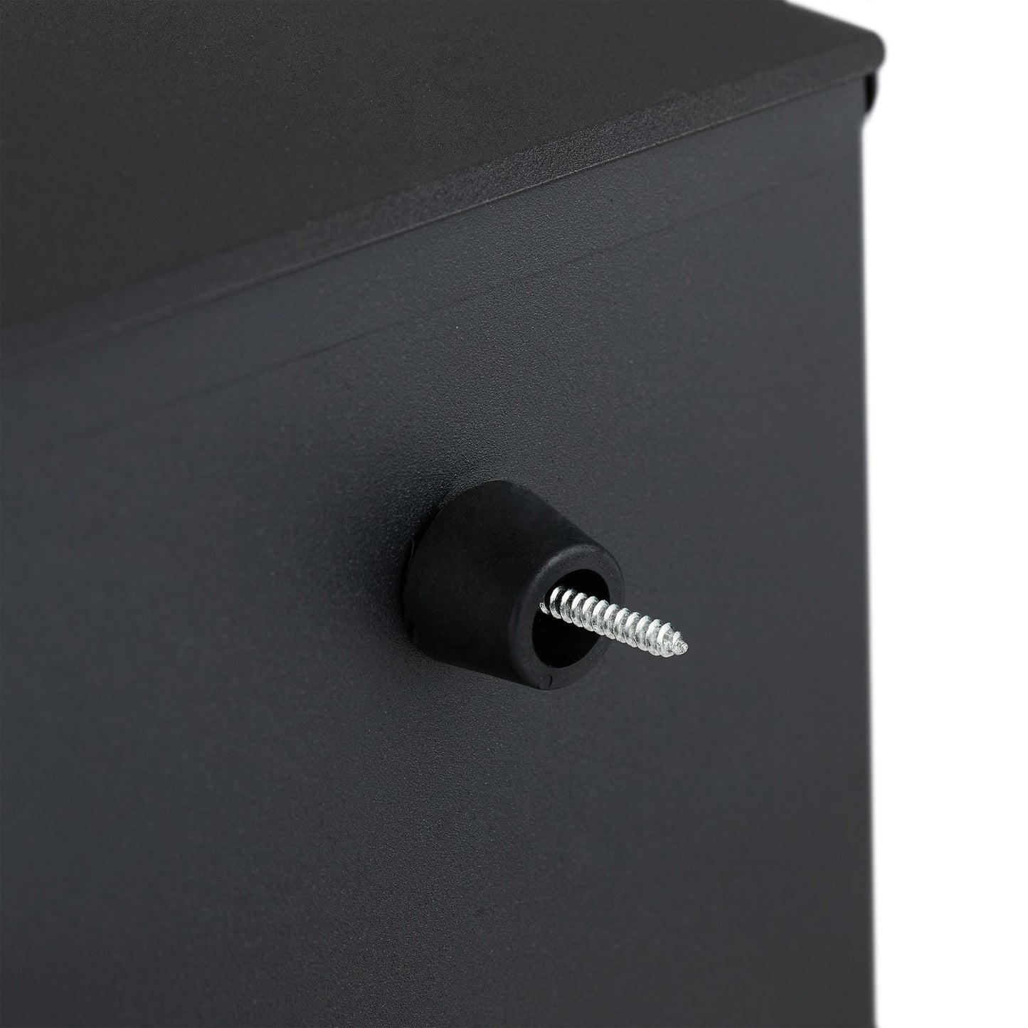 Letterbox with newspaper holder