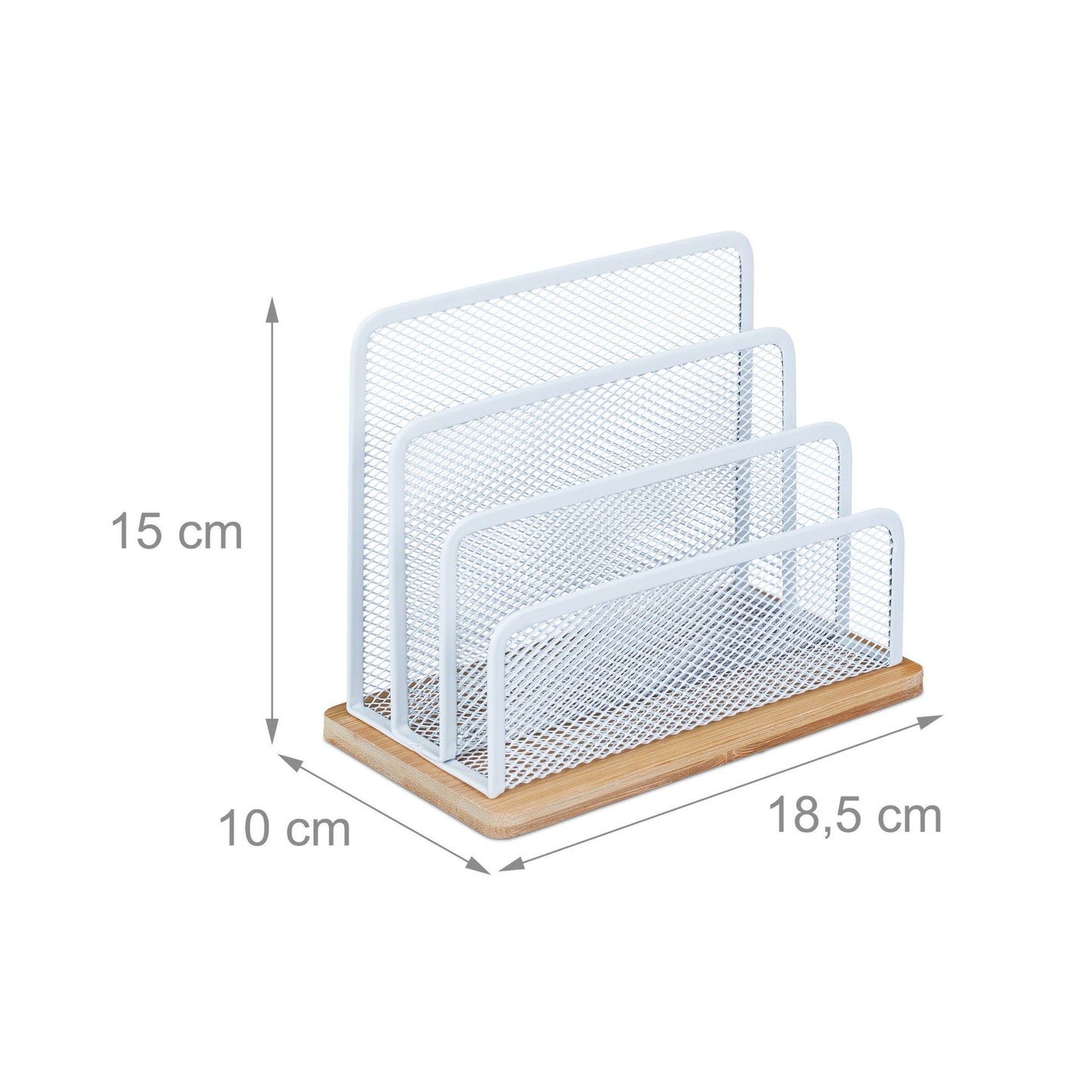 Letter holder Metal &amp; Bamboo