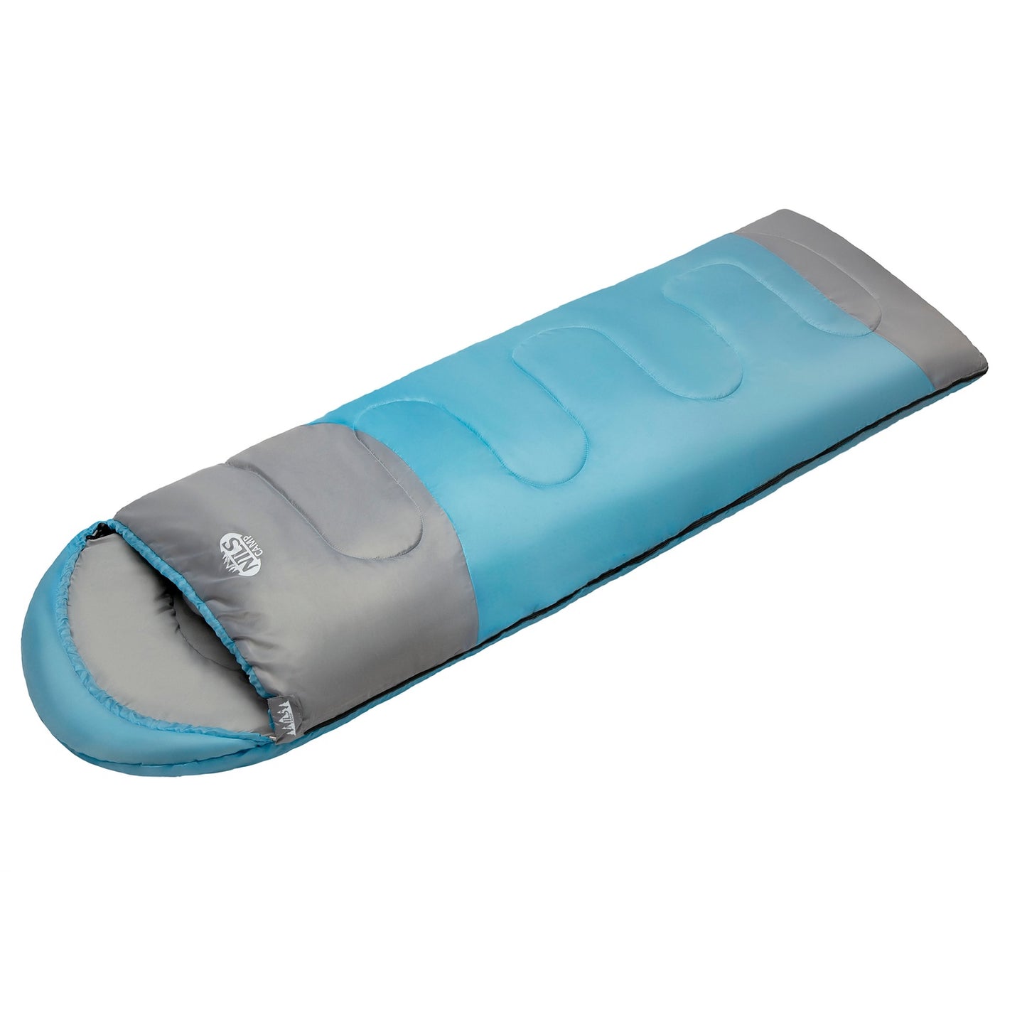 Light Blue-Grey Sleeping Bag, Medium Size