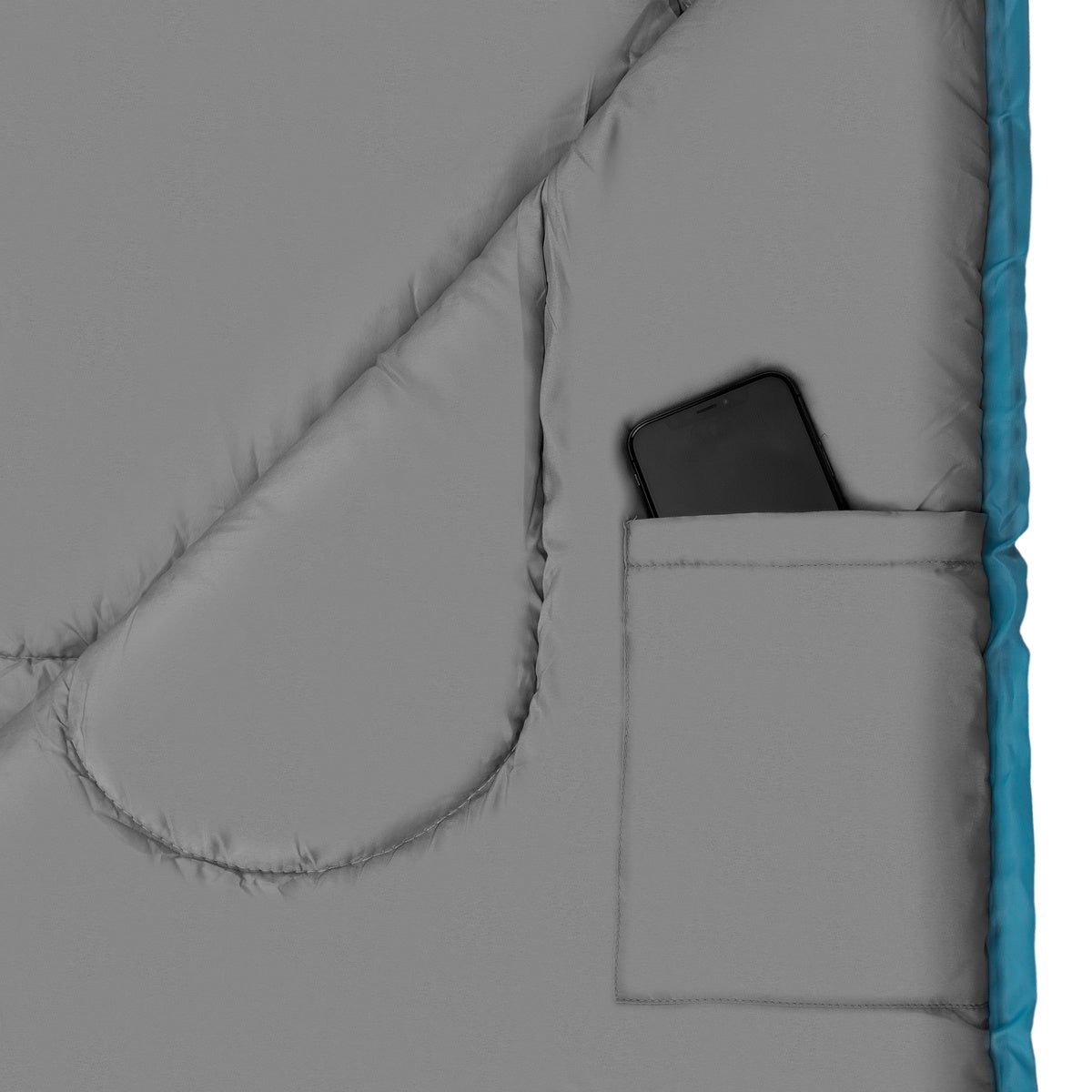 Light Blue-Grey Sleeping Bag, Medium Size
