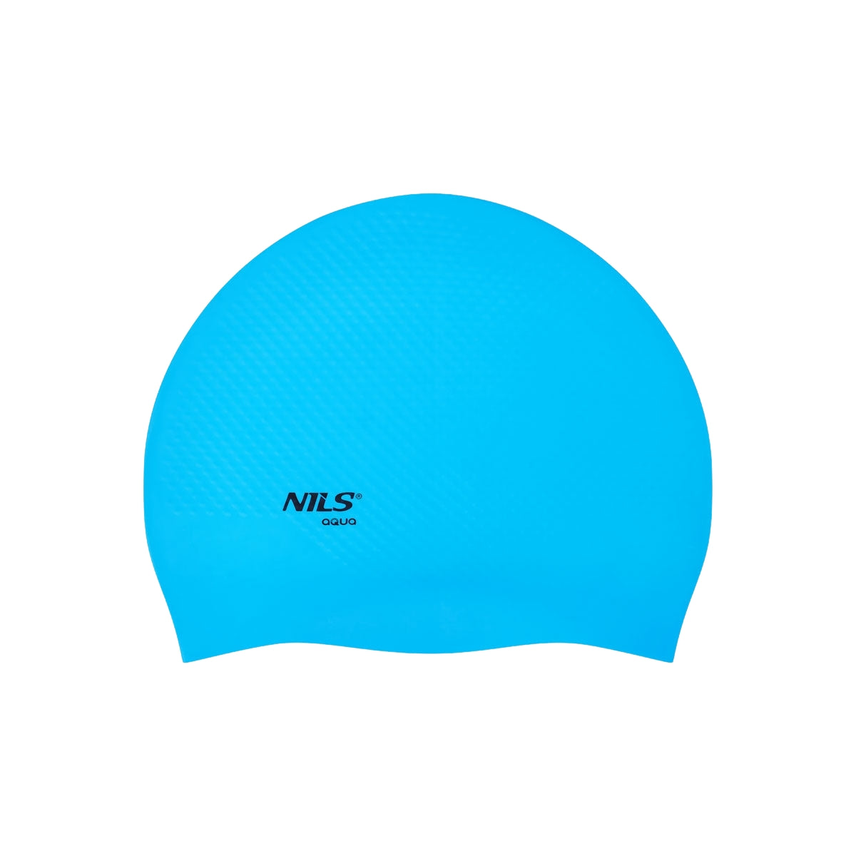 Light Blue Silicone Swimming Cap, Solid Color