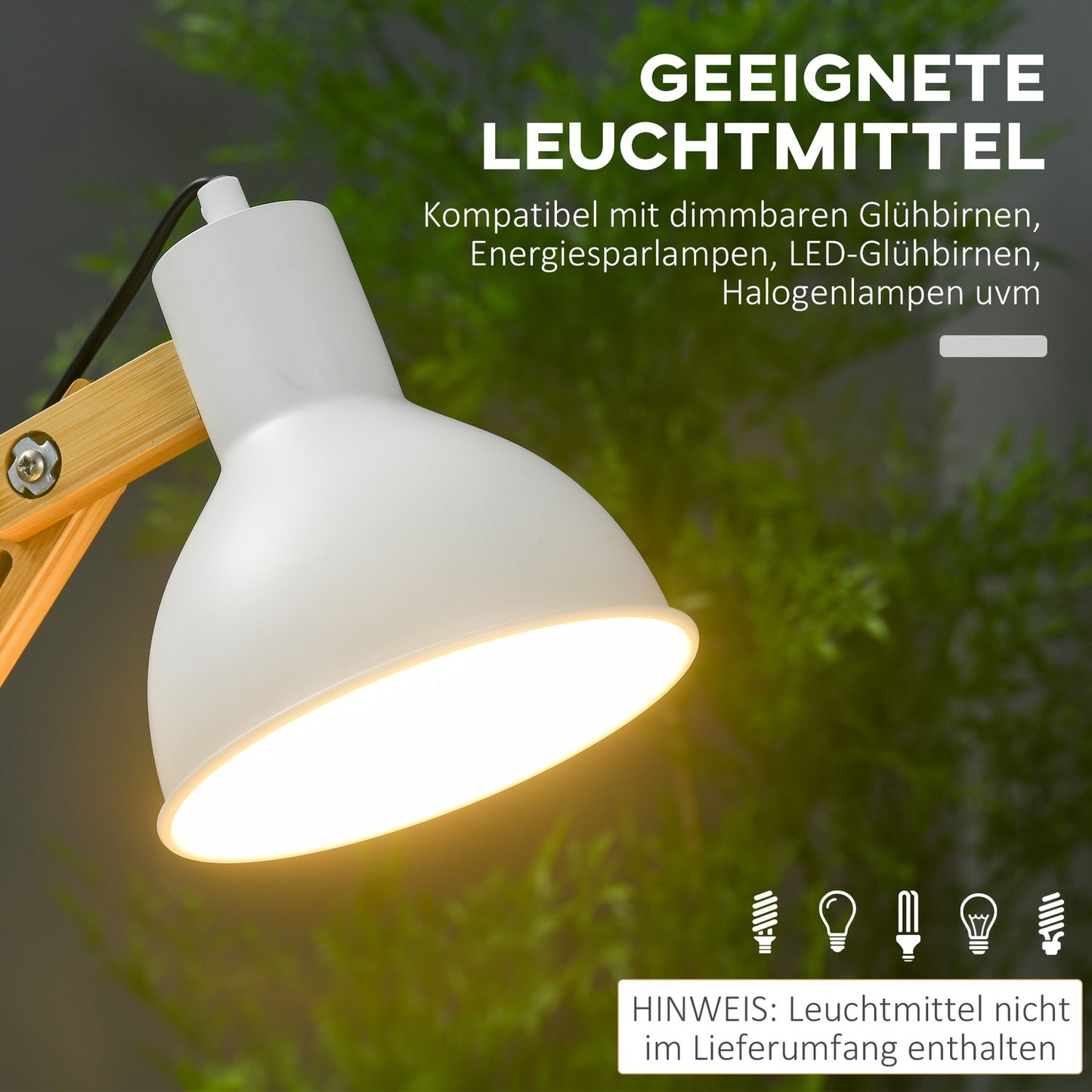 LED lamp, energy efficient, warm white