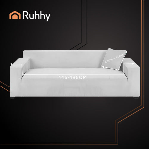 Light Gray Sofa Cover, 145-185cm, Stretch Fabric