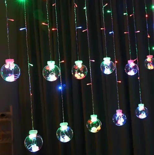 Light curtain 108 LED USB multicolor KŚ19734