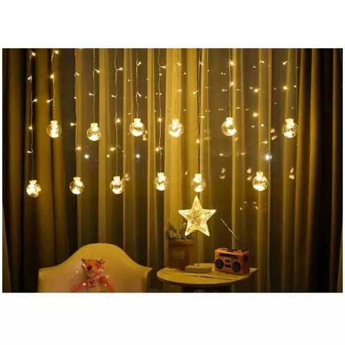 Light curtain 108LED USB warm white KŚ19736