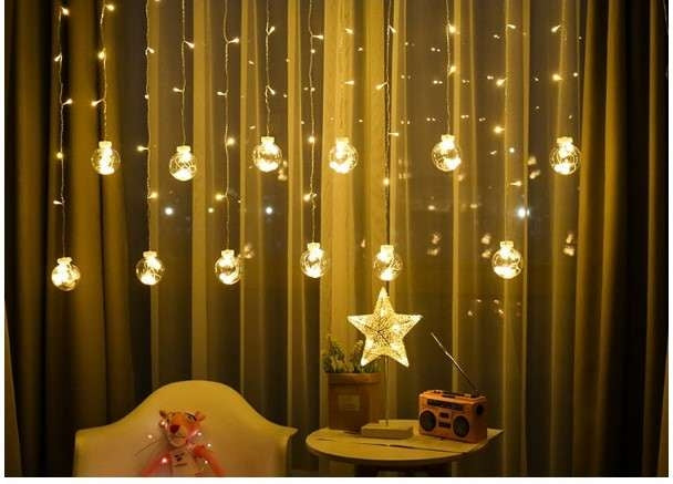 Light curtain 108LED - warm white 31V KŚ11346