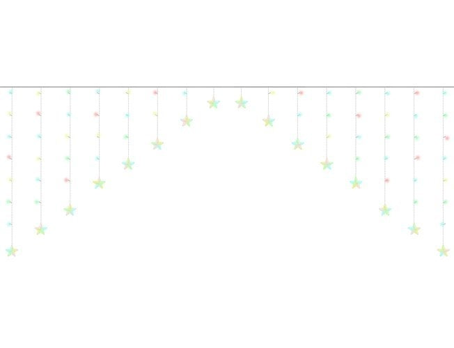 Light curtain 136LED - multkicolor 31V KŚ11336