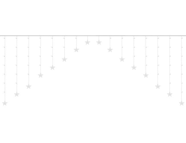 Light curtain 136LED - warm white 31V KŚ11337