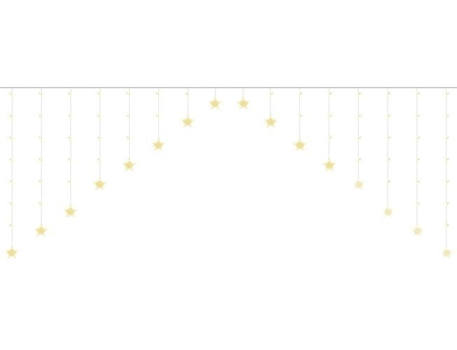 Light curtain 136LED - warm white 31V KŚ11337