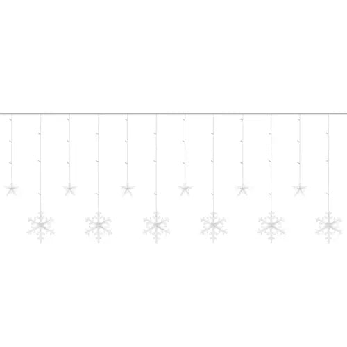 Light curtain 138 LED USB cool white KŚ19744