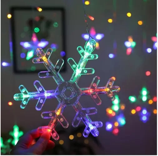 Light curtain 138 LED USB multicolor KŚ19742